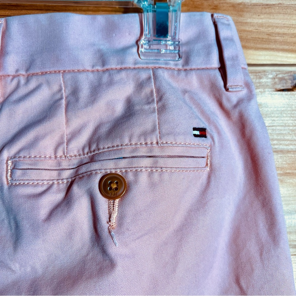 Tommy Hilfiger Men's Peachy-Pink 100% Cotton Chinos 32x32 Preppy Coastal - Picture 3 of 8